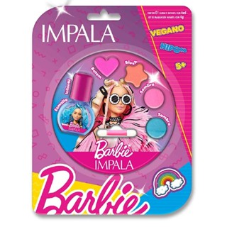 Barbie Impala Esmalte Infantil Girl Power + Paleta Iconica