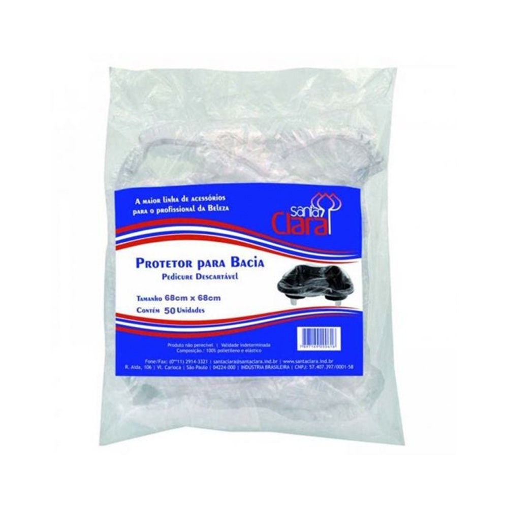Protetor De Bacia Pedicure Santa Clara c/50un em Oferta na Shopee