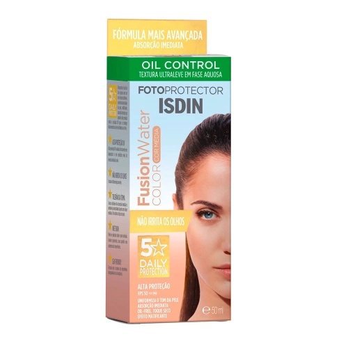 Protetor Solar Fusion Color Média Control FPS50 50ml -Isdin