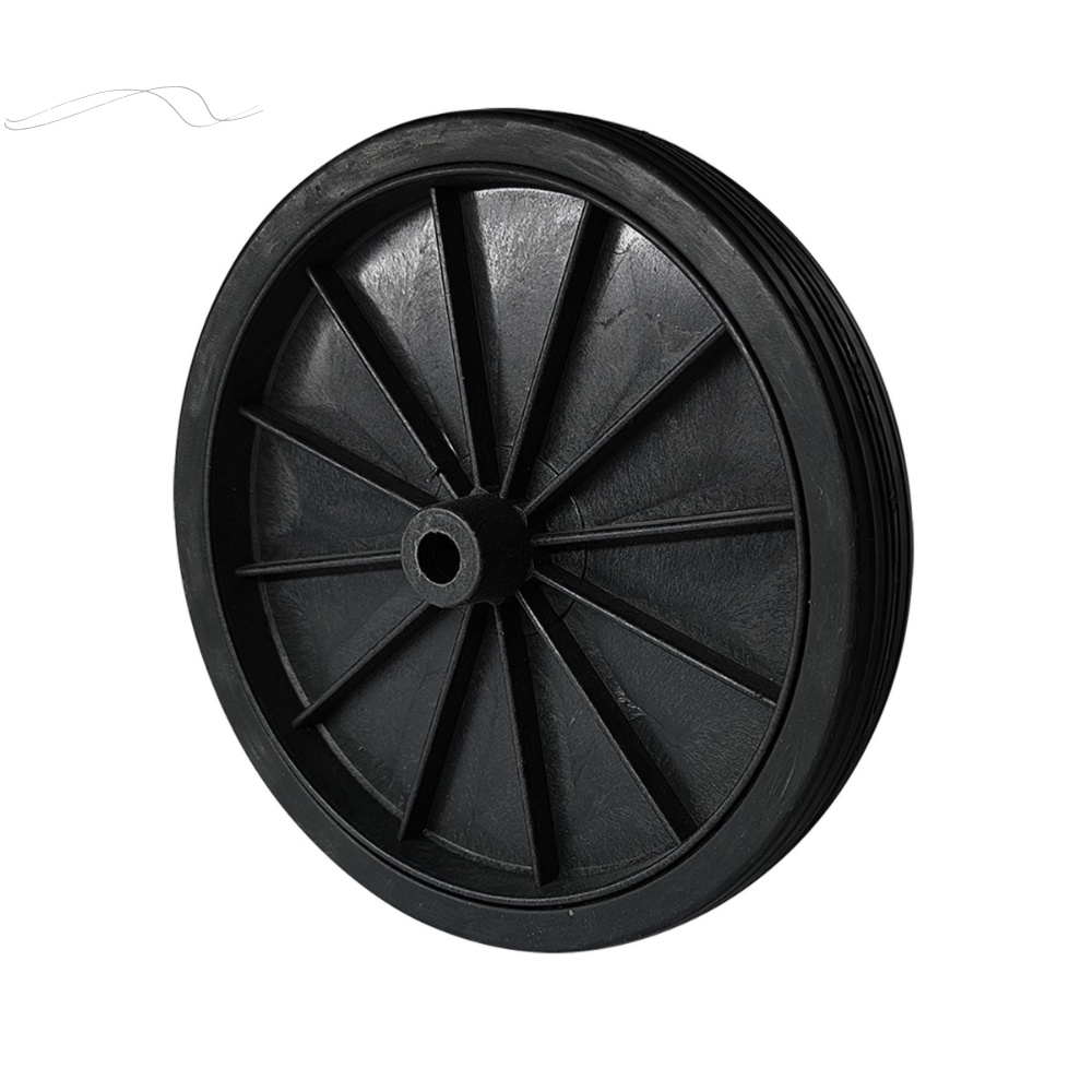 Kit 50 Rodas Carrinho de Feira Fechada 16cm Resistente Silenciosa Durável Kaori