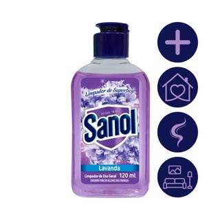 LIMPADOR DE SUPERFICIES LAVANDA SANOL 120ML