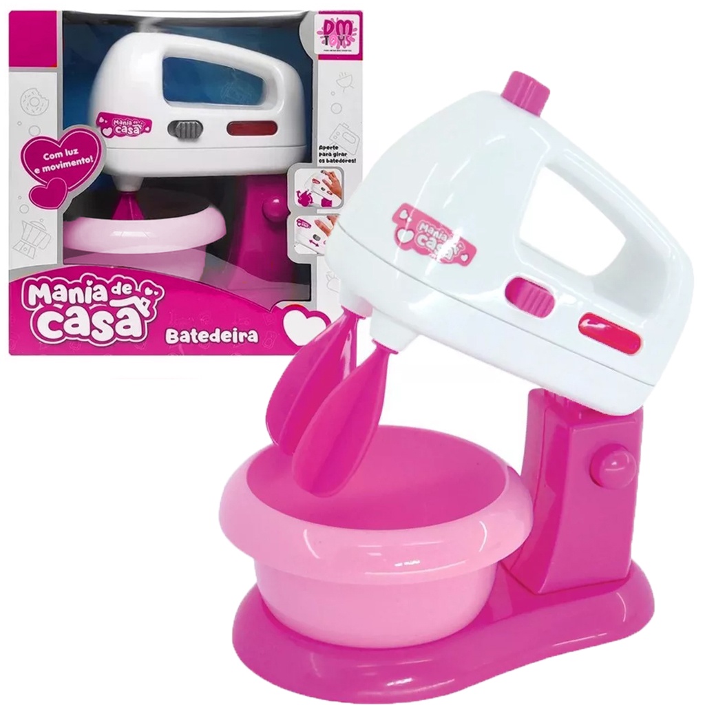 Brinquedo Batedeira Infantil Mania De Casa DMT6669 - DMTOYS em Oferta na Shopee