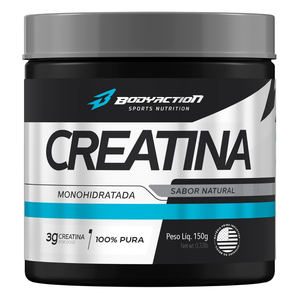 Creatine Monohydrate - 150g Bodyaction em Oferta na Shopee