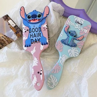 Disney Anime Figuras De Stitch Air Cushion Massage Combs Cartoon Crianças Pentear Escova De Cabelo Cabeleireiro Brinquedos Infantis Presentes
