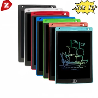 Kit 10 Lousa Mágica Tela Lcd Tablet Infantil De Escrever E Desenhar 8.5 Polegadas brinquedo infantil
