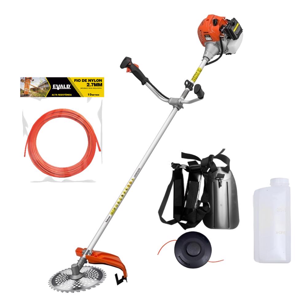 Roçadeira Gasolina Profissional 42,7cc 1.7hp Rl430xs Tekna + Kit - Home & Living