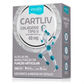 Cartliv Colágeno Não Hidrolisado Tipo II 30 Caps - Equaliv