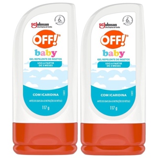 Kit 2 Repelente de Insetos Gel Baby Off! 117g em Oferta na Shopee