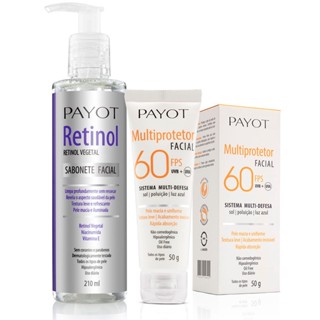 Kit Limpeza Retinol + Proteção FPS 60 Payot