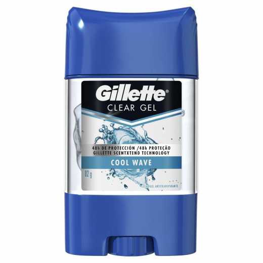 Desodorante Antitranspirante Gillette Hydra Clear Gel Cool Wave 82g em Oferta na Shopee