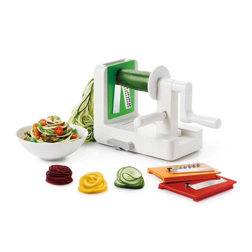 Fatiador Espiral para Legumes com 3 Lâminas em Aço Inox OXO - Home & Living
