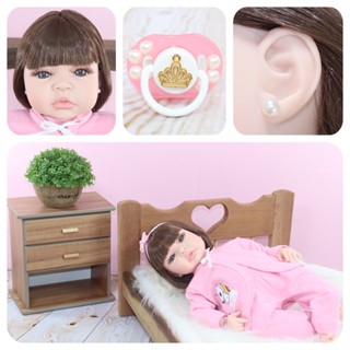 Bebe Reborn Com Enxoval Boneca Promoção Com Acessórios