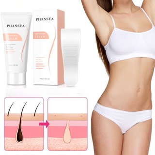 Creme Depilatório Para Depilação Permanente Removedor De Pêlos Sem Dor As Pernas Das Axilas Senhoras Inibidor De Crescimento Dos Braços Cuidados Com O Corpo 60g