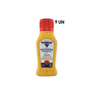 9 Mostardas Amarela Zero 200g Hemmer