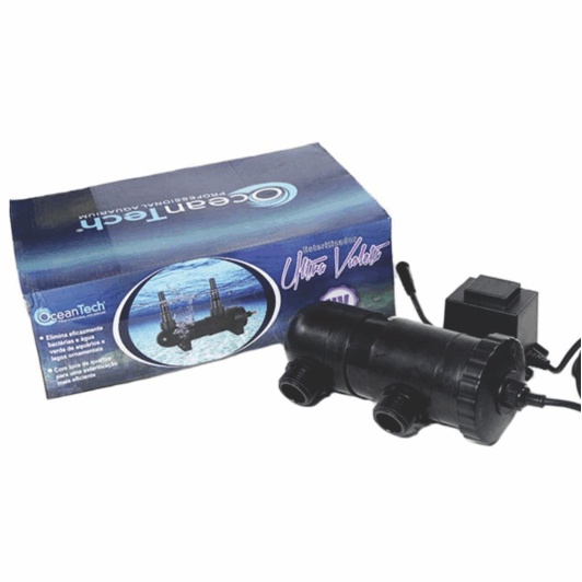 Filtro Uv Esterilizador Ocean Tech 9w Aquários Lagos Fonte