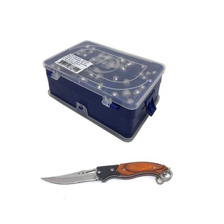 Kit Pesca Esportiva Estojo Girador Anzol e Canivete Summer em Oferta na Shopee
