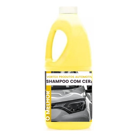 Shampoo com Cera de carnaúba pH Neutro para Lavagem de Carro e Moto Xampu Automotivo 2 litros
