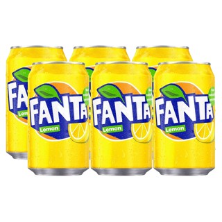 REFRIGERANTE FANTA LEMON SABOR LIMAO CAIXA COM 6 LATAS 355ML