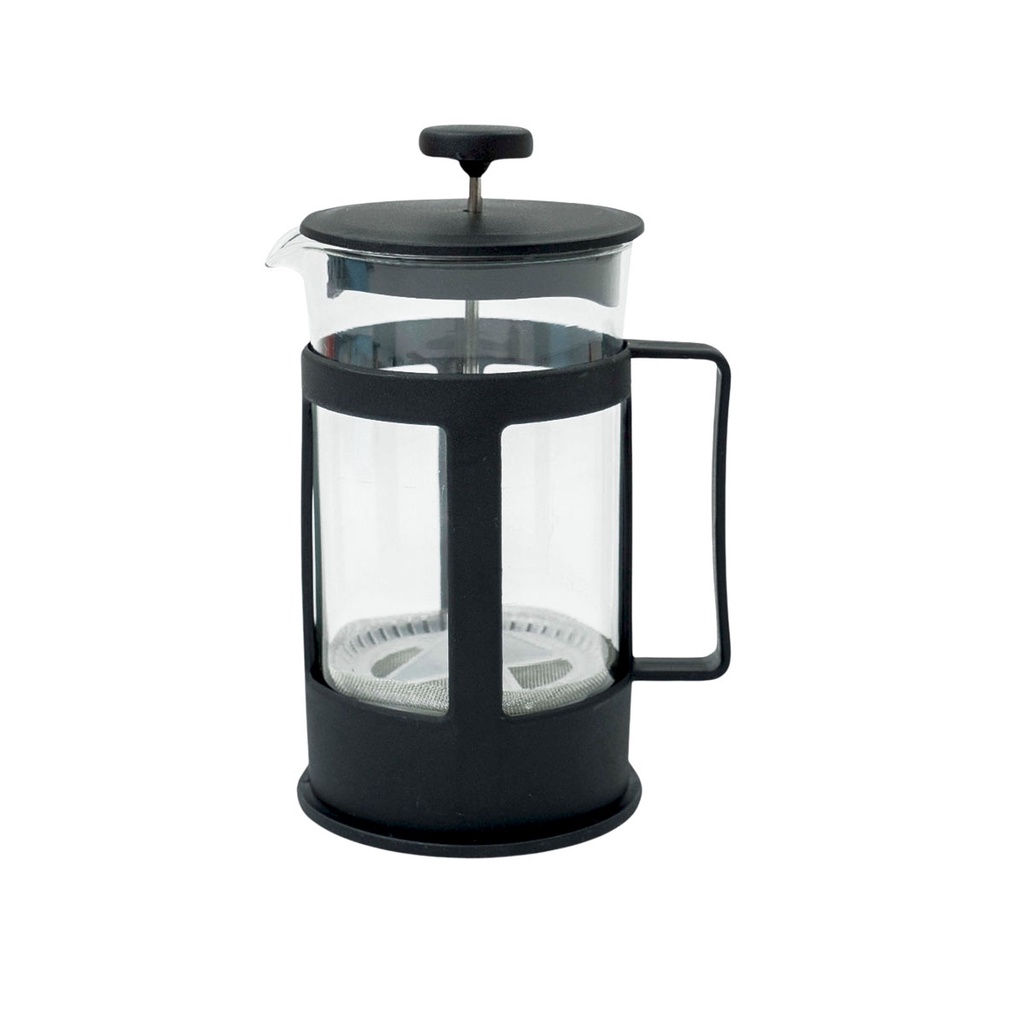 Cafeteira prensa francesa 600ml vidro borossilicato preta - Mozcada - Home Appliances