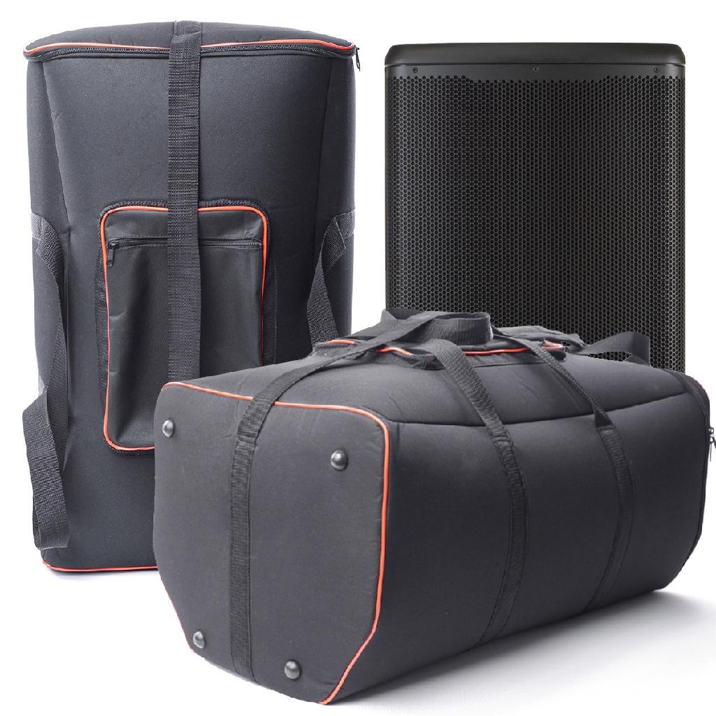 Kit 2 Case Bolsa Capa Para Com Caixa Jbl Eon 715 Acolchoada