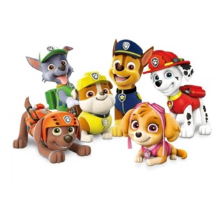 Brinquedo bonecos Patrulha Canina Kit Com 6 Miniaturas Personages