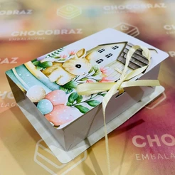 10~50 Caixas Livro P/6 Doces Páscoa Encantada 4855 (PASCOA IDEIA OUTLET) OFERTAS