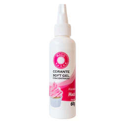 Corante SoftGel Fucsia - 60g - 1 unidade - Mago - Rizzo