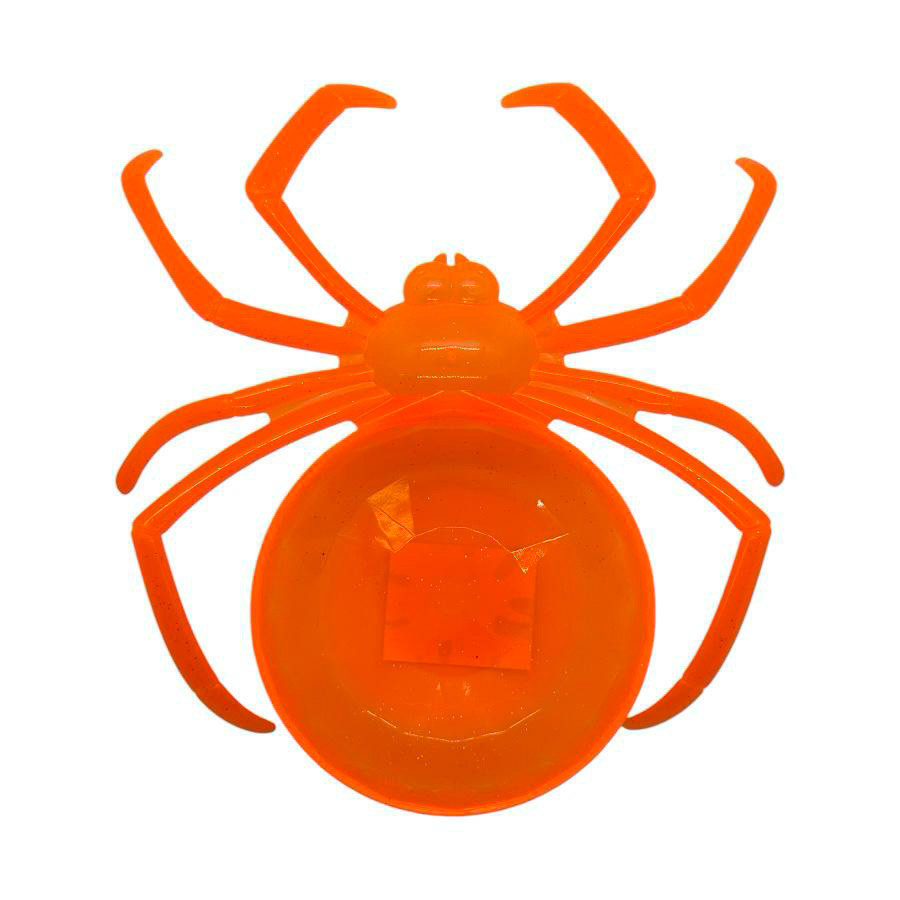 Porta Doces - Aranha - Laranja - 23cm - 1 unidade - Rizzo - Home & Living