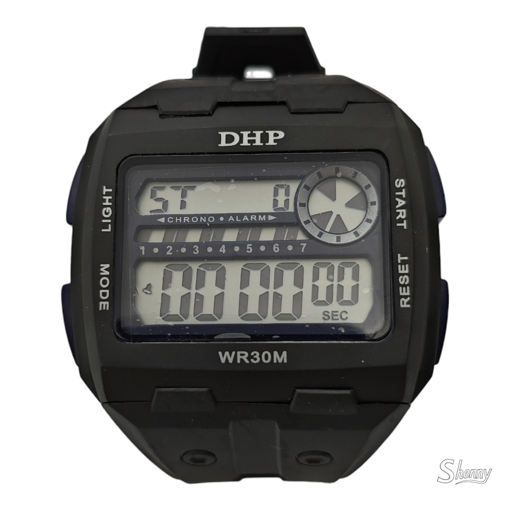 Relógio original digital esportivo à prova d'agua masculino alarme/cronômetro presente DHP [227] em Oferta na Shopee