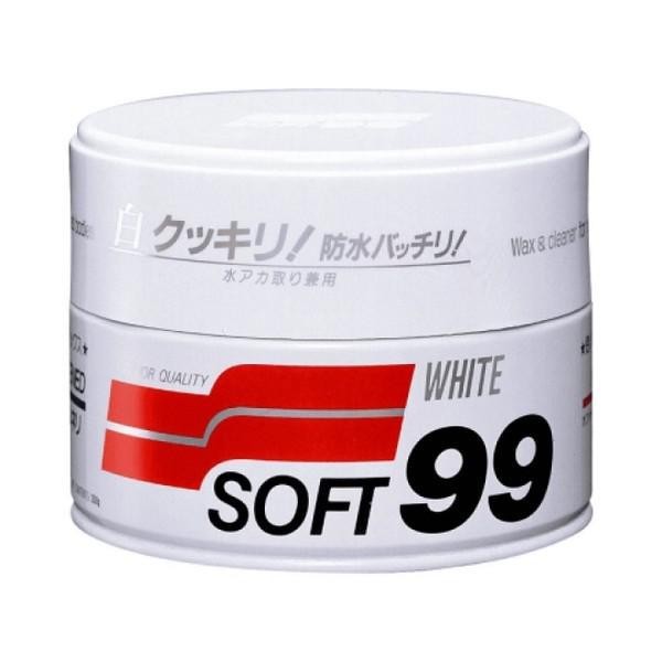 Cera White Cleaner  Para Carros Claros -Soft99- 350g