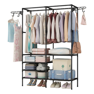 Arara Cabideiro Para Roupa Duplo Cabides Sapateira Multiuso em Oferta na Shopee