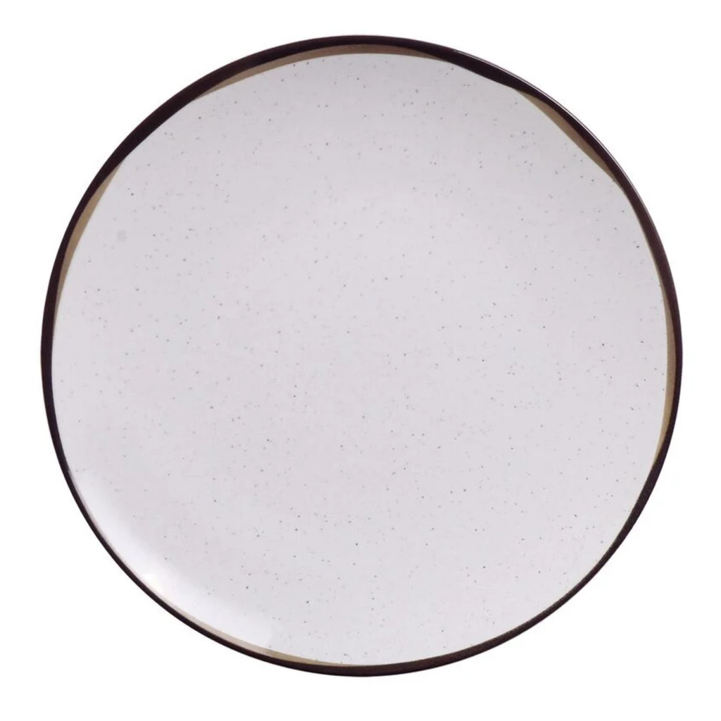 Prato Fundo p/ Sopa 21cm Canyon Tramontina Porcelana Rustico	 em Oferta na Shopee