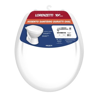 Assento Sanitário Lorenzetti Duratti Universal PP Branco em Oferta na Shopee