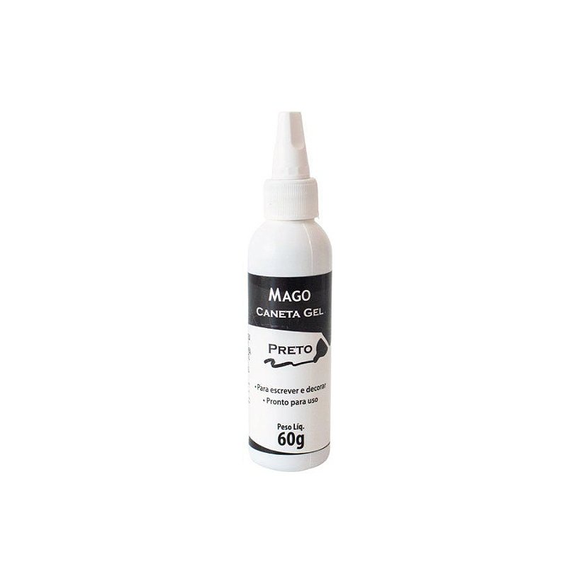 Caneta Gel Preto - 60g - 1 unidade - Mago - Rizzo - Food & Beverages