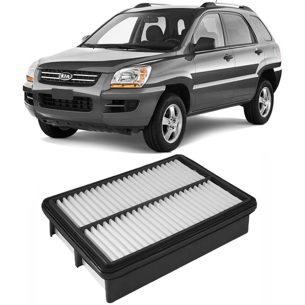Filtro Ar Kia Sportage 2.0 2.7 2005 A 2010 Wega Jfa0h12 - Spare Parts and Accessories for Vehicles