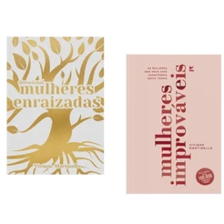 Kit 2 Livros Mulheres Improváveis + Mulheres enraizadas | VIVIANE MARTINELLO