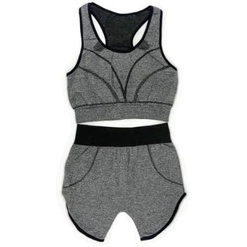 Roupa Para Ginastica Academia Feminina Conjunto Short E Top