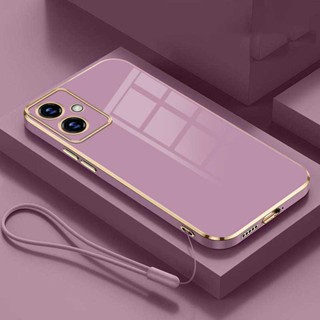 Motorola MOTO G54 G84 G 54 Caixa De Revestimento Elétrico Brilhante Com Alça Reta Cobertura Estilo