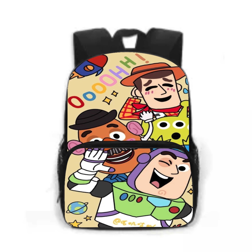 Mochila Festa Toy Store Bolsa Escolar Com Alça Regulável Para Costas