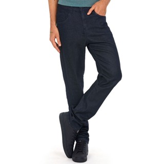 Calça Masculina Jeans Regular Básica Polo Wear Preto