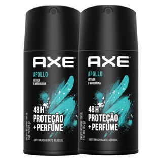Desodorante Axe Apollo Body Spray Aerosol 150ml | Kit com duas unidades