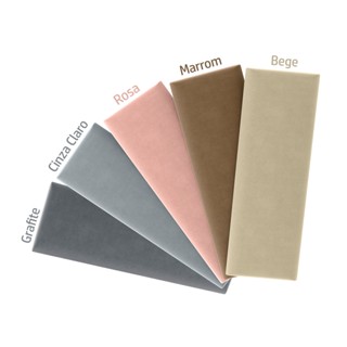 Cabeceira Cama Box Estofada Painel Modular Solteiro Viuva Casal Queen King - 1 peça Tamanho 20 cm de largura por 54 cm de altura