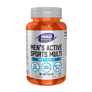 Multivitamínico Homens NowFoods Mens Active 90Sgel Importado