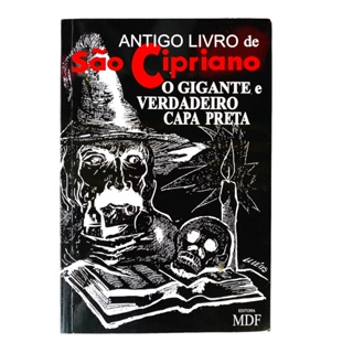 Antigo Livro De São Cipriano Gigante E Verdadeiro Capa Preta em Oferta na Shopee