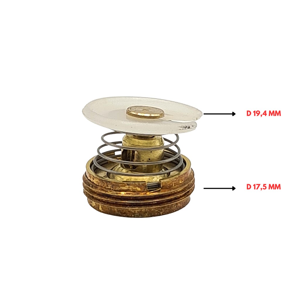 Válvula Retenção para Válvula água ou Automático de agua Aquecedor á Gás - PR17MM