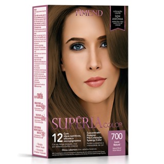 Coloração Sem Amônia 700 Louro Natural Amend Supéria Color