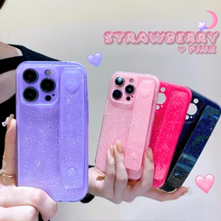 Capa Útil Para Telefone Com Alça De Cintura IP 11 Pro Max 12 13 14 Dreamy Pó Brilhante Colorido IPhone 15 Protetora Da Lente Câmera