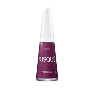 Esmalte Cremoso Risque Roxo Turmalina 8Ml Manicure
