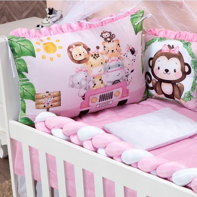 Kit Berço de Menina Menino 12 Peças Padrão Americano em Oferta na Shopee