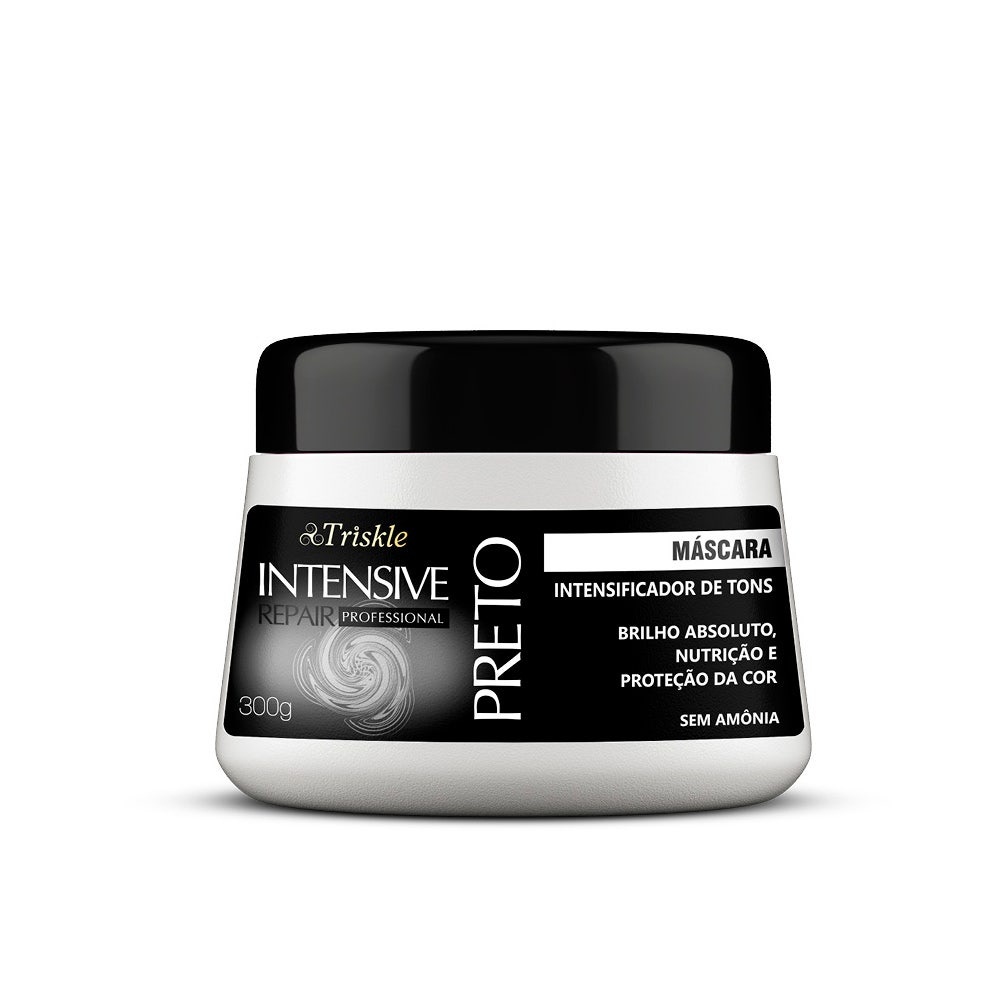 Máscara Tonalizante Triskle Intensive Repair Preto 300g em Oferta na Shopee